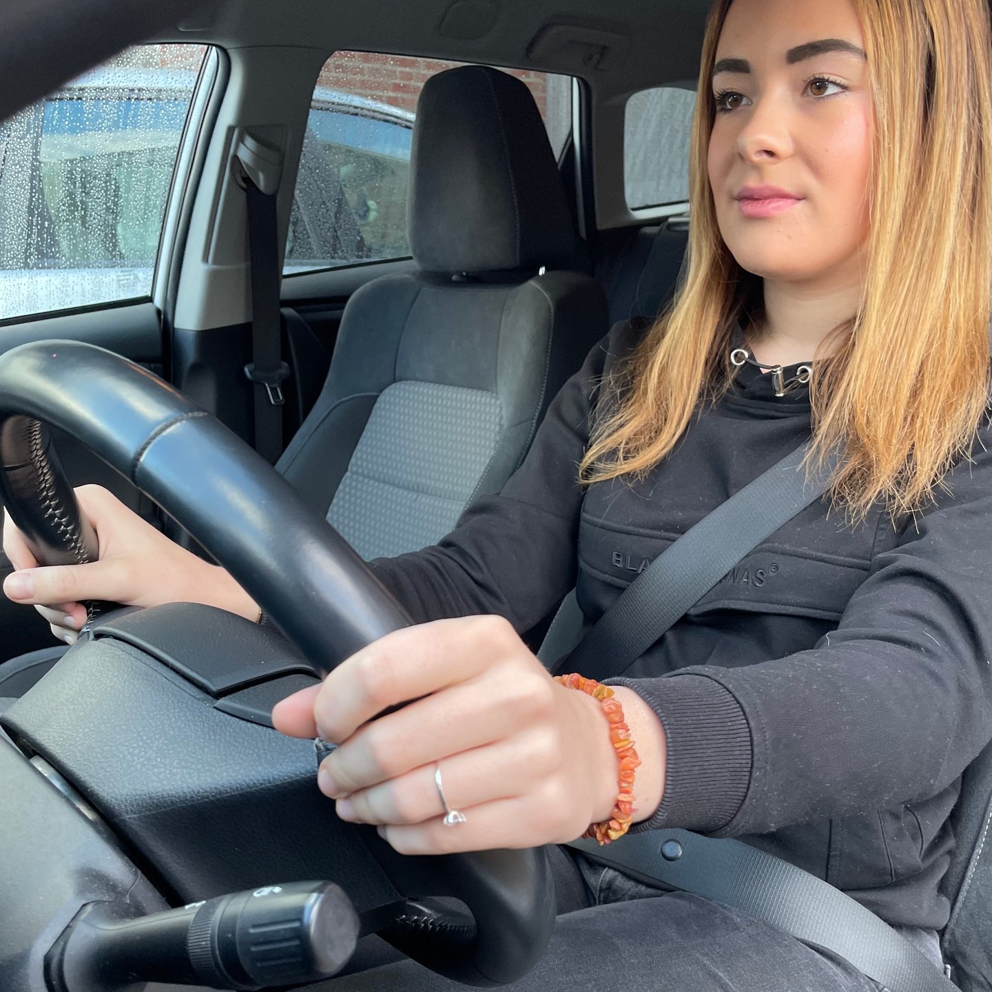 Leerling tijdens een rijles in Echt